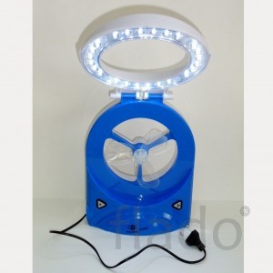 Симпатичный настольный вентилятор светильник фонарик аккумуляторный