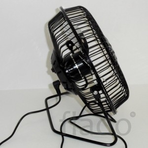 Металлический малошумный четырёхлопастной вентилятор 14 - 19 см.