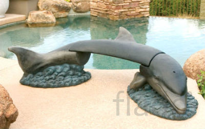 скамья скульптурная "Дельфин"