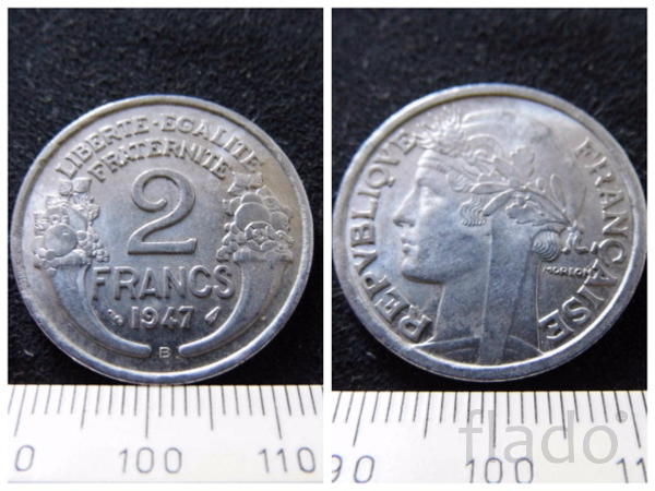 Франция, 2 франка 1947