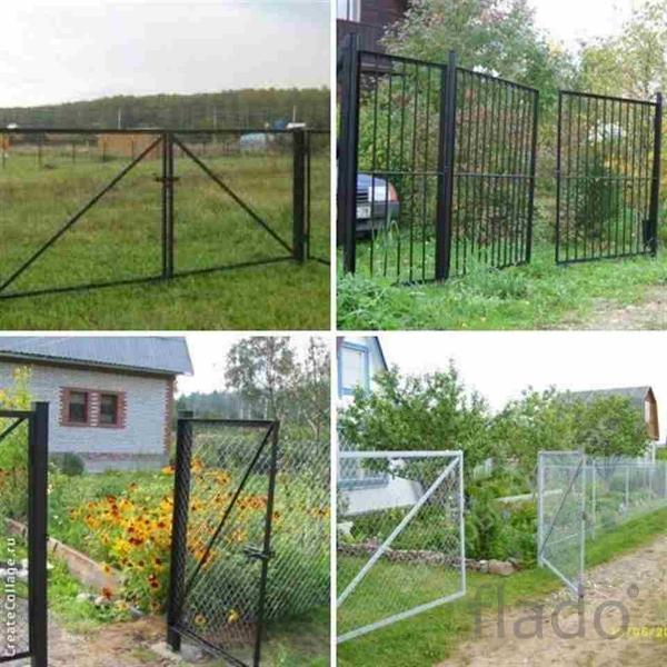 Садовые металлические ворота и калитки от производителя