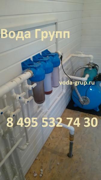 Монтаж водоснабжения отопления, замена скважинного насоса