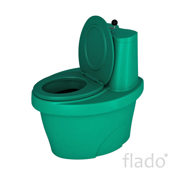 Туалет торфяной «Rostok» зелёный