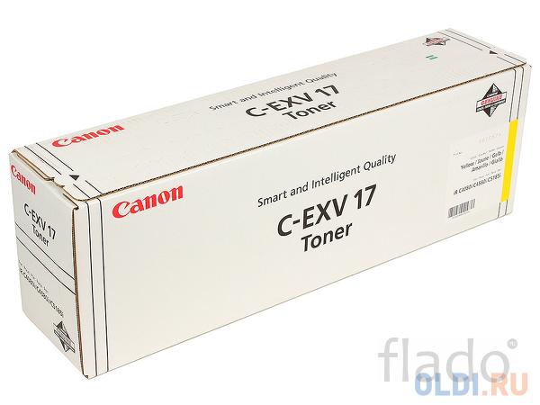 Тонер-картридж оригинальный Canon C-EXV17 GPR-21 Yellow(желтый)
