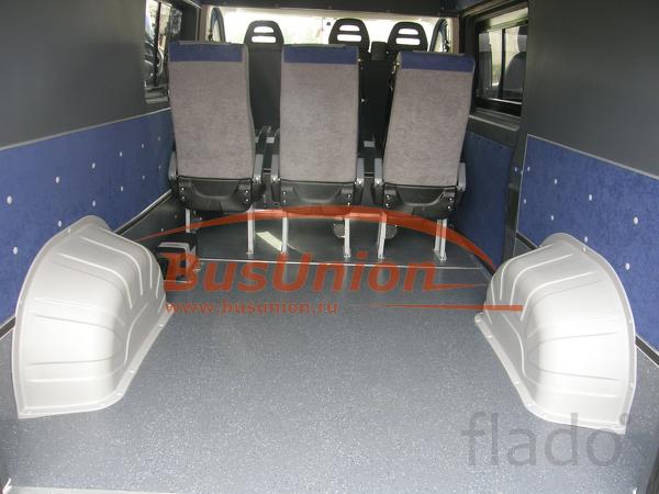 Пластиковая защита колёсных арок в микроавтобус Ситроен Дого