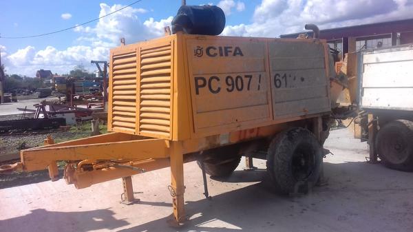 Стационарный бетононасос CIFA PC 907/612 D8  2013 г.в.