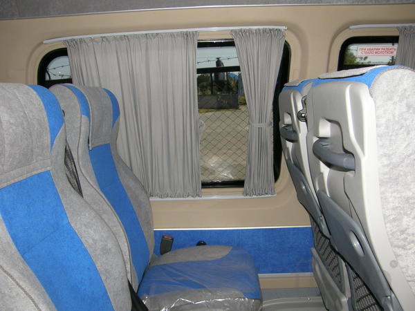 Замена сидений в микроавтобусе Компания БасЮнион осущест