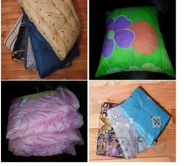 Комплекты из матраса, подушки и одеяла.