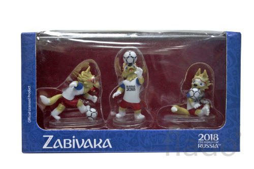 Zabivaka FIFA-2018 три фигурки  в подарочной коробке