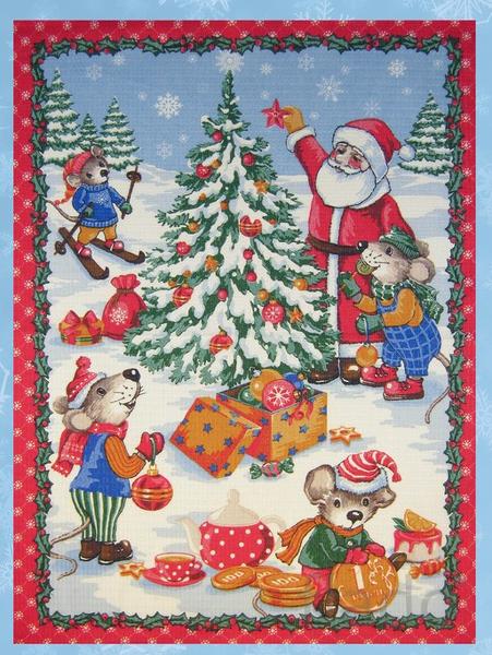 Новогодние полотенца оптом от «Ева» г. Иваново