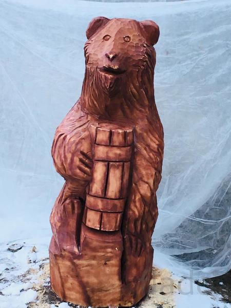 Медведь. Скульптура деревянная