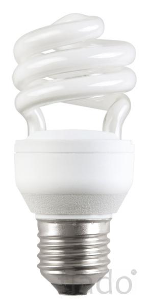 Лампа люминесцентная энергосберегающая Е27 15Вт «спираль» холод-белый