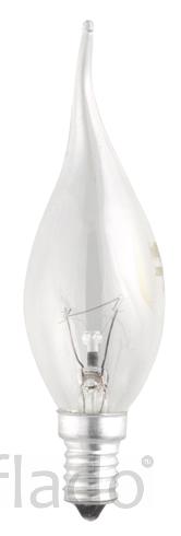 Лампа (ЛН) CT35 40W E14 прозр Jazzway «Свеча на ветру»