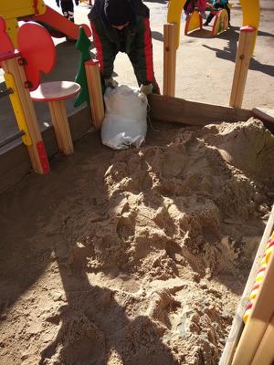 Песок для песочниц,в мешках