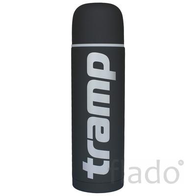 Tramp термос soft touch 1,2 л (серый)