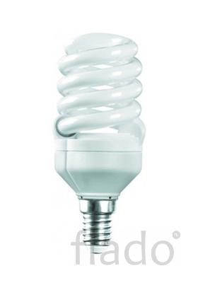 Лампа люминесцентная энергосберегающая е14 20вт «миниспираль» 10000ч