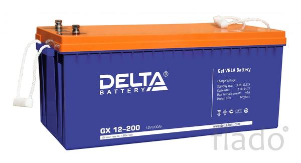 Delta gx 12-200 (12v / 200ah), аккумуляторная батарея