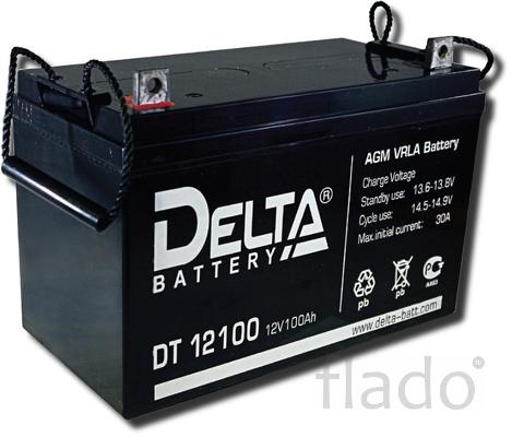 Delta dt 12100 аккумулятор герметичный свинцово-кислотный