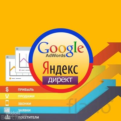 Настройка контекстной рекламы Яндекс Директ, Гугл