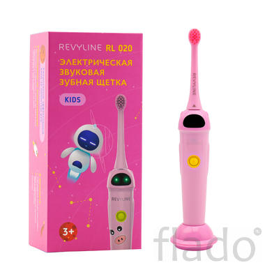Зубная электрическая щетка Revyline RL020 Kids в нежно-розовом корпусе