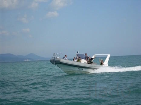 Купить лодку (катер)Катер РИБ "Марлин 830А СС" алюминиевый