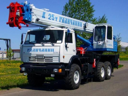 Аренда автокрана 25 тонн ГАЛИЧАНИН КС-55713-5В ВЕЗДЕХОД