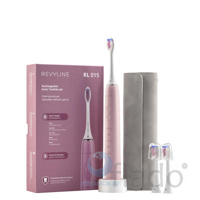 Розовая зубная щетка Revyline RL015