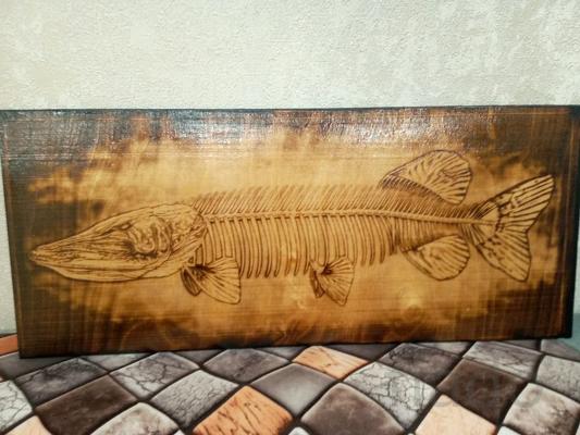 Шикарная картина "Рыбья кость"