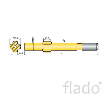 Хвостовик аналог Sandvik/Tamrock 438, 538 Shank adapter