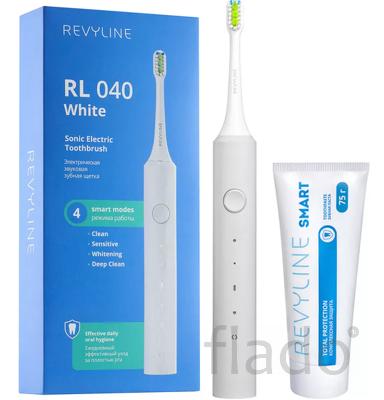 Зубная щетка Revyline RL040 White и паста для зубов Smart