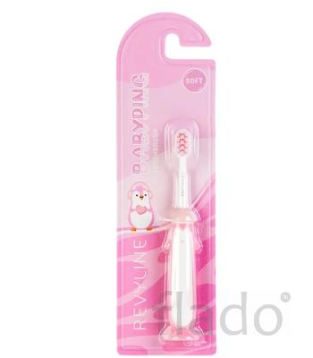 Зубная щетка Revyline BabyPing, розовый дизайн