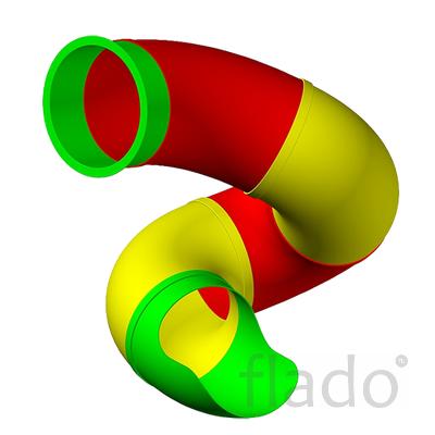 Горка-труба Съезд с 1,5-1,6м