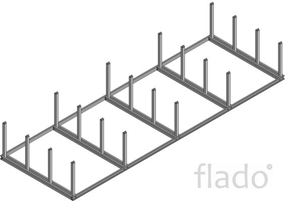 Стеллаж складирования проката на 20 тонн