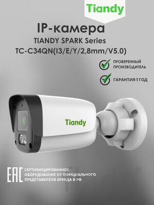 Камера IP Tiandy Spark TC-C34QN I3/E/Y/2.8mm