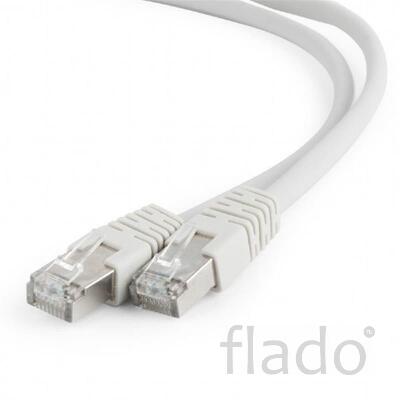Патч-корд ftp кат. 5e lszh, 0,5м, экранированный (18-8001-1) патч-корд