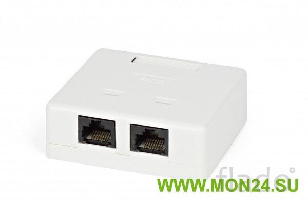 Sb2-2-8p8c-c5e-wh розетка rj-45
