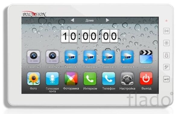 Pvd-10l v.7.1 white монитор домофона цветной с функцией свободные руки