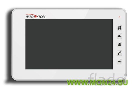 Pvd-7s v.7.3 white монитор домофона цветной с функцией свободные руки