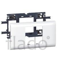 Legrand 010952 суппорт mosaic для dlp с крышкой 65 мм, 2 модуля
