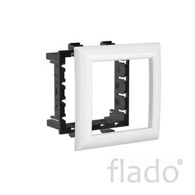 Рамка-суппорт avanti для in-liner front 2 модуля белый (4400912) рамка