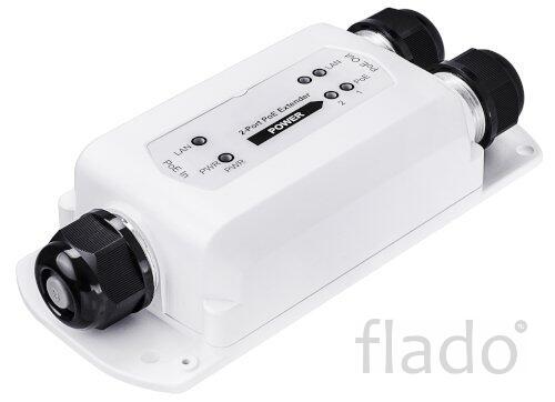 Nrp-161pri (63p1te29) удлинитель сегмента ethernet + poe