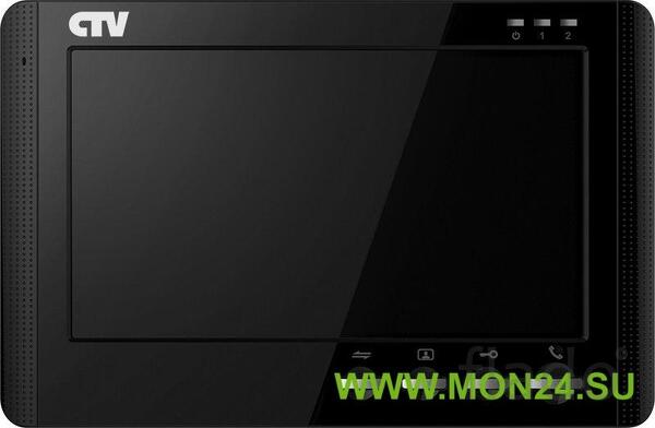 Ctv-m1700m (цвет черный) монитор домофона цветной с функцией свободные
