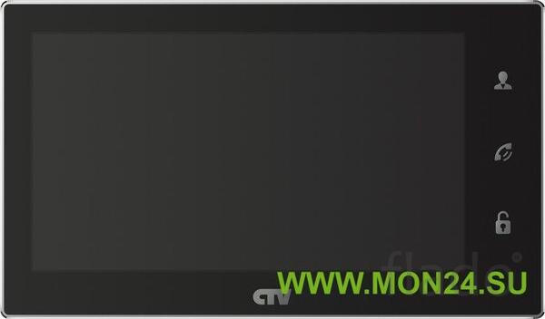 Ctv-m3701 b (чёрный) монитор домофона цветной