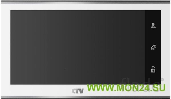 Ctv-m2702md (цвет белый) монитор домофона цветной с функцией свободные