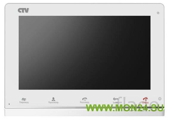 Ctv-m4101ahd (цвет белый) монитор домофона цветной с функцией свободны