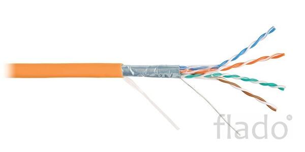 F/utp 4pair, cat5e, solid, in, lszh (4200c-or) кабель «витая пара» (la