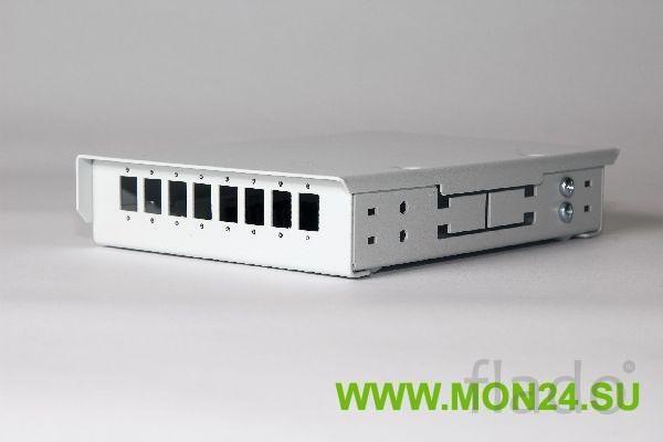 Крн-8-sc/apc-микро, 8 портов, sm, sc/apc, укомплектованный кросс оптич