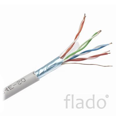 F/utp 4pair, cat5e, in, pvc (twt-5eftp-xs) кабель «витая пара» (lan) д