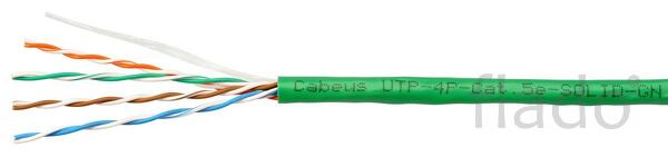 Utp-4p-cat.5e-solid-gn (7250c) кабель «витая пара» (lan) для структури