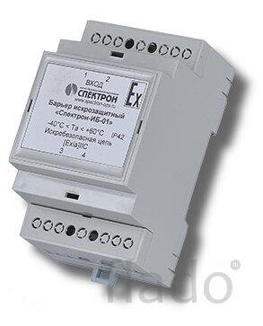Спектрон-иб-02 барьер искрозащиты шлейфов сигнализации, одноканальный